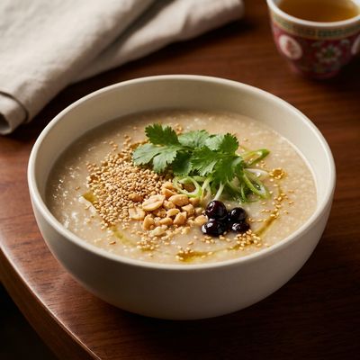 Sesame and Peanut Herbal Congee